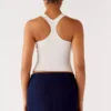 Stretch denim mini skirt Stretch denim mini skirt