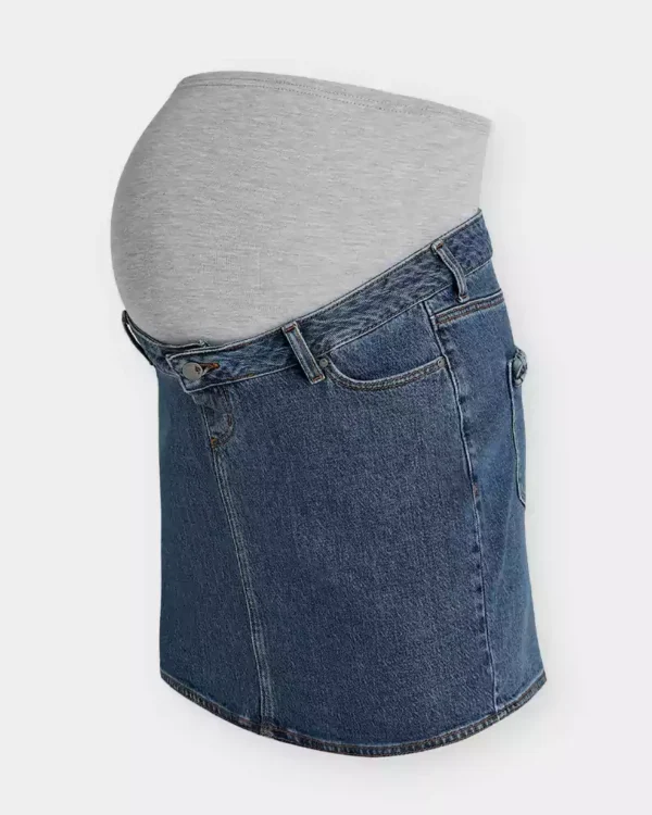 Stretch denim skirts
