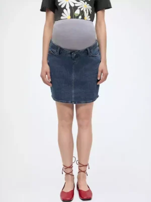 Stretch denim skirts