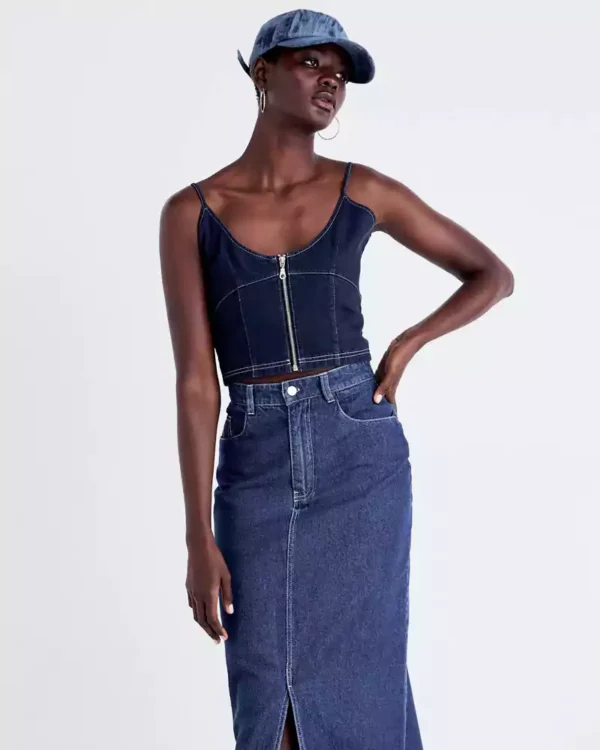 Stylish denim tops for women