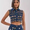 Stylish denim tops for women