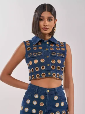 Stylish denim tops for women