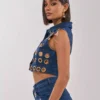 Stylish denim tops for women