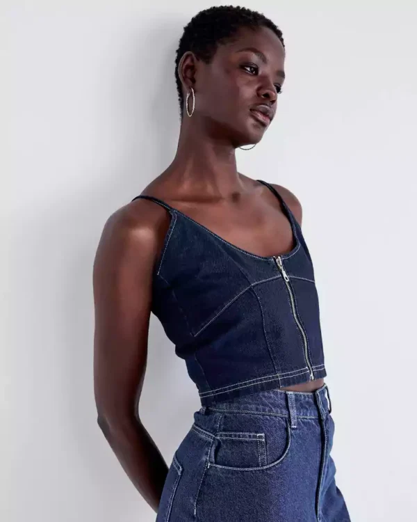 Stylish denim tops for women