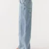 Wide leg denim trousers for women Wide leg denim trousers for women