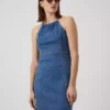 Womens dark denim dress