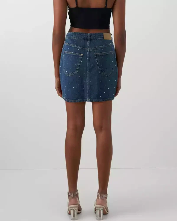 Womens mini skirt denim