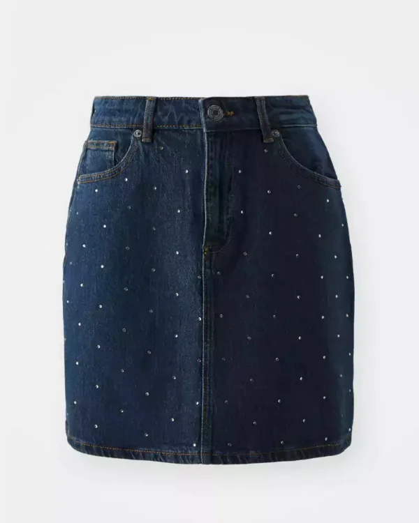 Womens mini skirt denim