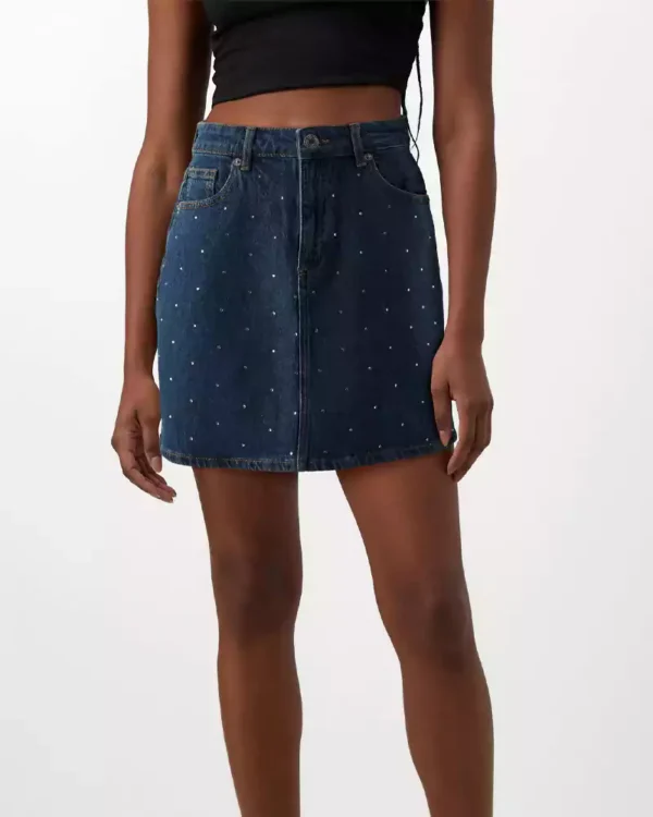 Womens mini skirt denim