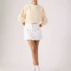 Womens skort denim