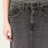 black denim skirt stretch black denim skirt stretch