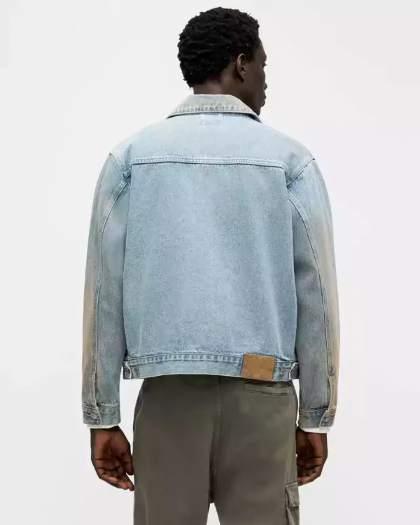 90s denim trucker jacket