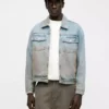 90s denim trucker jacket