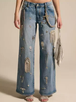 Bling denim jeans
