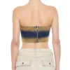 Bustier denim crop top Bustier denim crop top