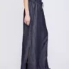Dark denim high waisted jeans