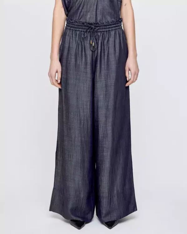 Dark denim high waisted jeans
