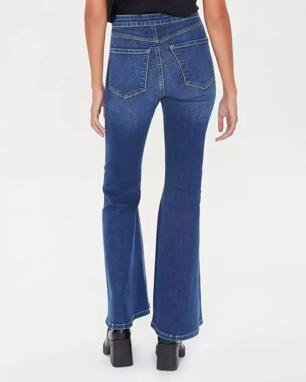 Denim flare jeans