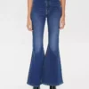 Denim flare jeans