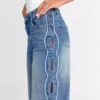 Denim loose pants for women