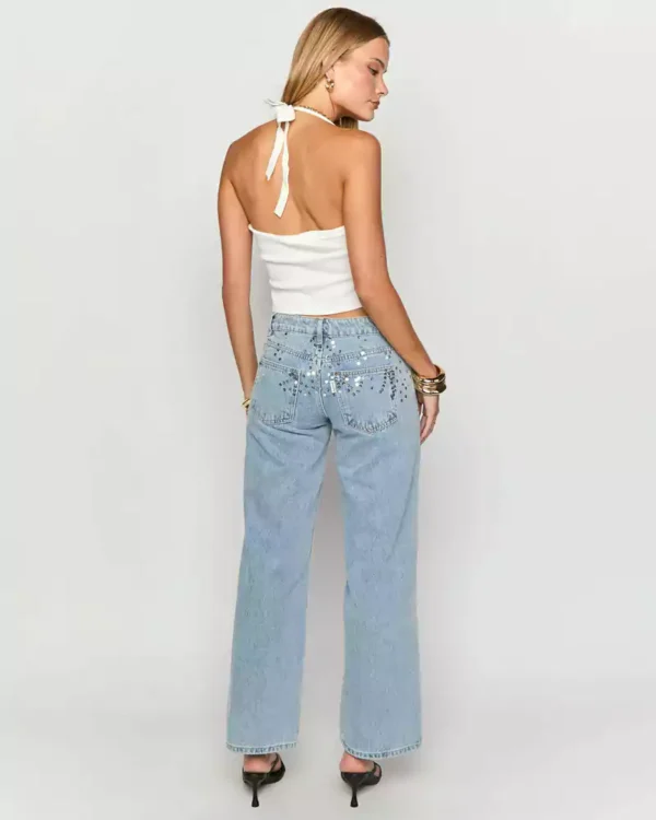 Denim low rise jeans Denim low rise jeans