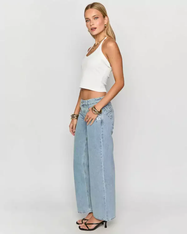 Denim low rise jeans Denim low rise jeans