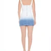 Denim shirt mini dress