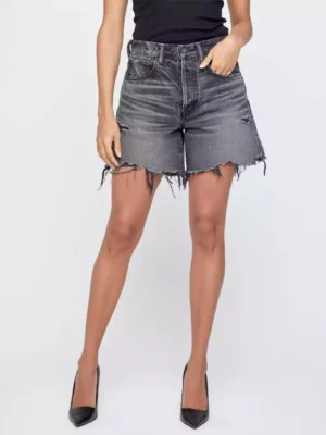 Denim shorts long women