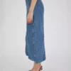 Denim tight skirt