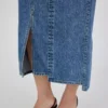 Denim tight skirt