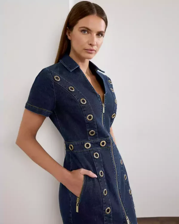Indigo blue denim