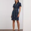 Indigo blue denim