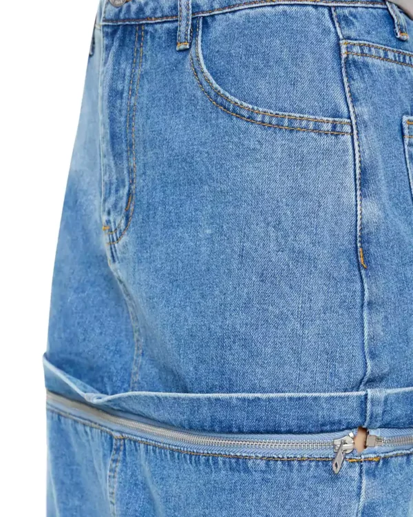 Lightweight denim maxi skirt Lightweight denim maxi skirt