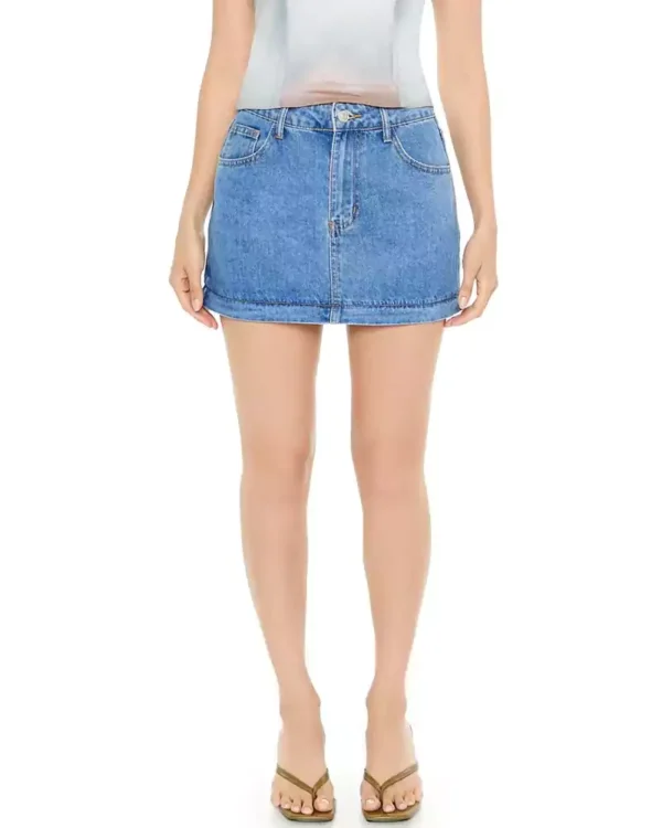 Lightweight denim maxi skirt Lightweight denim maxi skirt