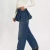 Peplum denim