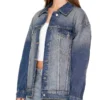 Stone wash denim jacket
