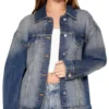 Stone wash denim jacket
