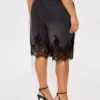 Womens lace denim shorts