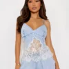 matching denim short set