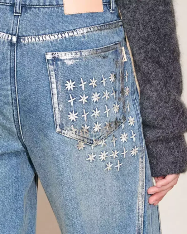 100 cotton denim jeans for women