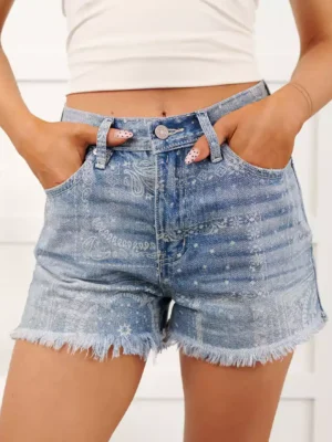 Best high rise denim shorts