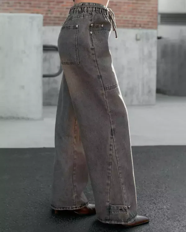 Brown denim jeans womens