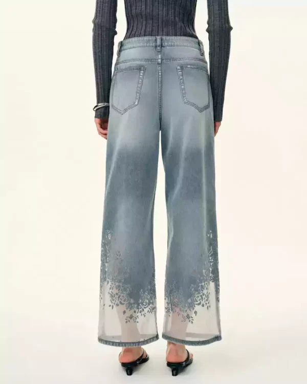 Denim cropped jeans Denim cropped jeans