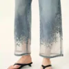 Denim cropped jeans Denim cropped jeans