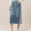 Denim midi skirt Denim midi skirt
