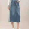 Denim midi skirt Denim midi skirt