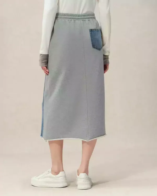 Denim midi skirt Denim midi skirt