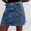 Denim mini skirt women Denim mini skirt women