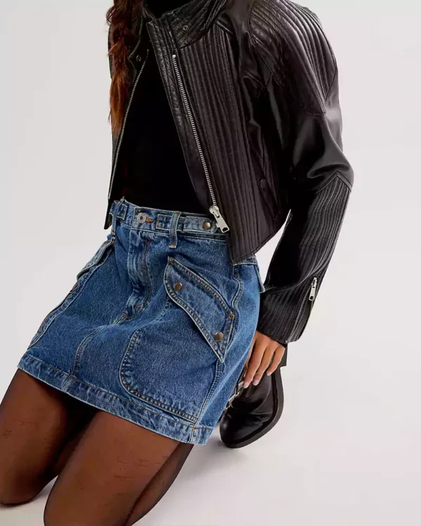 Denim mini skirt women Denim mini skirt women