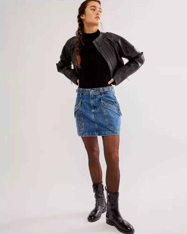 Denim mini skirt women Denim mini skirt women